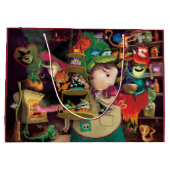 Grand Sac Cadeau Cuisine de sorcières de Halloween (Dos)