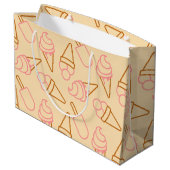 Grand Sac Cadeau Cuisine estivale avec contours de glace (Dos Angle)