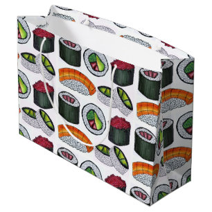 Grand Sac Cadeau Cuisine japonaise Sushi California Tuna Avocado Ro