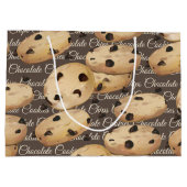 Grand Sac Cadeau Cuisson de biscuits aux pépites de chocolat (Dos)