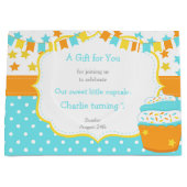 Grand Sac Cadeau Cupcake and Sprinkings Birthday Party (Devant)