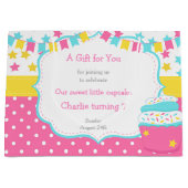 Grand Sac Cadeau Cupcake and Sprinkings Birthday Party (Devant)