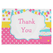 Grand Sac Cadeau Cupcake and Sprinkings Birthday Party (Dos)