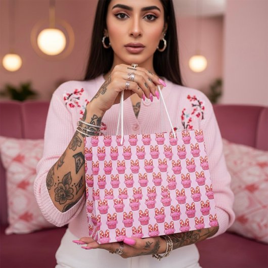 Grand Sac Cadeau Cupcake Large Gift Bag