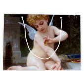 Grand Sac Cadeau Cupidé avec un papillon, Bouguereau (Dos)