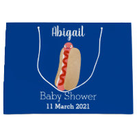 Curieux hot dog Weiner dessin animé