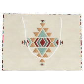 Grand Sac Cadeau Custom Moroccan Geometric Embroidery  (Dos)