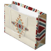 Grand Sac Cadeau Custom Moroccan Geometric Embroidery  (Devant Angle)