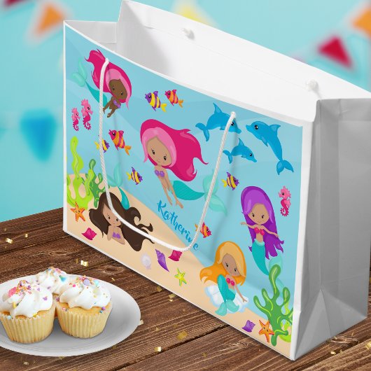 Grand Sac Cadeau Cute