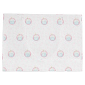 Grand Sac Cadeau Cute Birthday Cupcake with Candle (Dos)