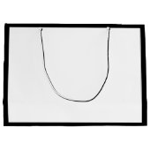 Grand Sac Cadeau Cute Black & White Business Promotion (Dos)