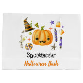 Grand Sac Cadeau Cute Boo Citrouille Spooktacular Halloween Bash Pa (Dos)