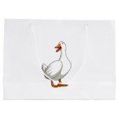 Grand Sac Cadeau Cute Duck Design Hommes sauvagine Oiseau Animaux A (Dos)