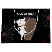 Grand Sac Cadeau Cute Girl Mummy Coffin Halloween (Devant)