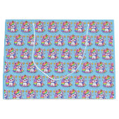 Grand Sac Cadeau Cute Imaginaire Unicorn (Devant)