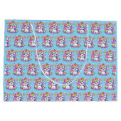 Grand Sac Cadeau Cute Imaginaire Unicorn (Dos)