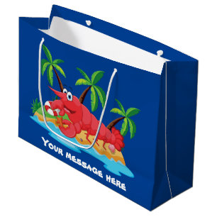 Grand Sac Cadeau Cute Lobster Boil party