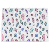 Grand Sac Cadeau Cute tendance Pastel Gemstones Gems Crystal Motif (Devant)