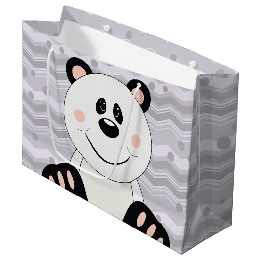 Grand Sac Cadeau Cutelyn Panda Bear (Devant Angle)