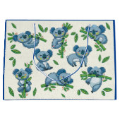 Grand Sac Cadeau Cuties Koala - Voir Côté Inverse - (Devant)