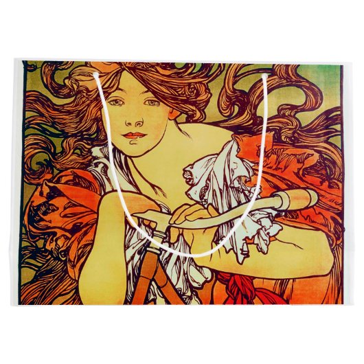 Grand Sac Cadeau Cycles Perfecta, Mucha (Dos)