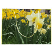 Grand Sac Cadeau Daffodique de printemps grand (Dos)