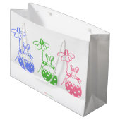Grand Sac Cadeau Daisy Bunny (Devant Angle)