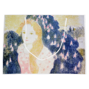 Grand Sac Cadeau Dame en robe rose, Maurice Denis