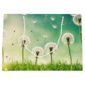 Grand Sac Cadeau Dandelion flottant (Devant)