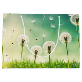 Grand Sac Cadeau Dandelion flottant (Dos)
