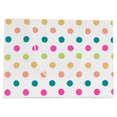 Grand sac cadeau d'anniversaire coloré (Dos)