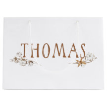 Grand sac cadeau d'anniversaire Thomas