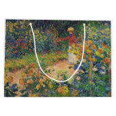 Grand Sac Cadeau Dans le jardin, Monet (Dos)