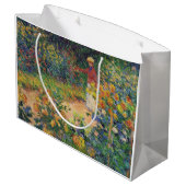 Grand Sac Cadeau Dans le jardin, Monet (Dos Angle)