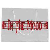 Grand Sac Cadeau Dans l'humeur (Dos)