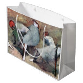 Grand Sac Cadeau Danseurs Jouant Leurs Chaussures, Edgar Degas (Dos Angle)