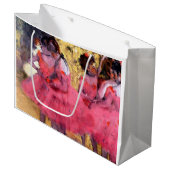 Grand Sac Cadeau Danseurs Roses, Edgar Degas (Devant Angle)