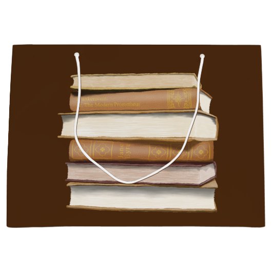 Grand Sac Cadeau Dark Academia (Devant)