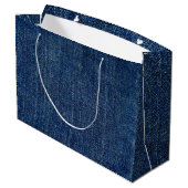 Grand Sac Cadeau Dark Denim (Dos Angle)