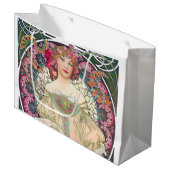 Grand Sac Cadeau Daydream (printemps), Mucha (Devant Angle)