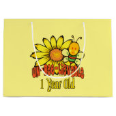 Grand Sac Cadeau De 1 an incroyable - ęr anniversaire (Devant)