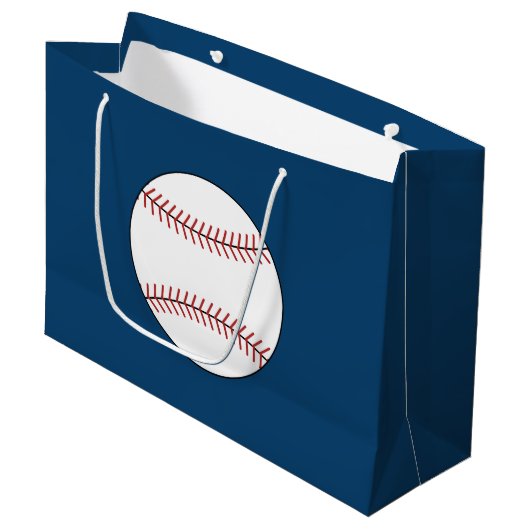 Grand Sac Cadeau de Baseball (Devant Angle)