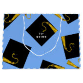 Grand sac cadeau de diplôme (Devant)