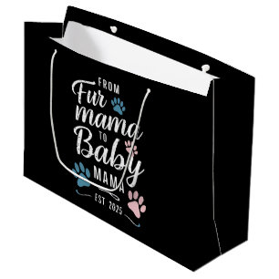 Grand Sac Cadeau De Fur Mama à Baby Mama Estimé 2025 Chien Chat Mam