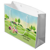 Grand sac cadeau de la partie de retraite (Dos Angle)