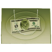 Grand Sac Cadeau De l'argent drôle (Dos)