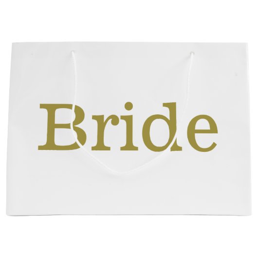Grand sac cadeau de mariée (Devant)