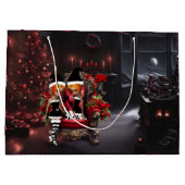 Grand Sac Cadeau De mignons petits elfes sombres. (Dos)