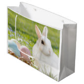 Grand sac cadeau de Pâques (Devant Angle)