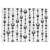 Grand Sac Cadeau Déco ornementale de design rétro Abstrait (Dos)